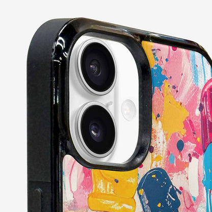 iPhone 16 Plus Case — Ice Cream Motif Ice Cream Motifs, Customized Protective Case