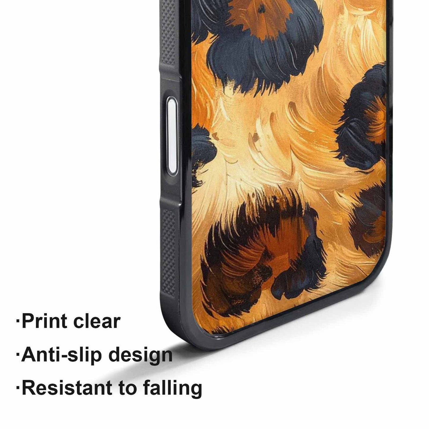 iPhone 17 Pro Max Case — Leopard Soft Airbrush Gradient Animal Print, Custom Art Phone Cover
