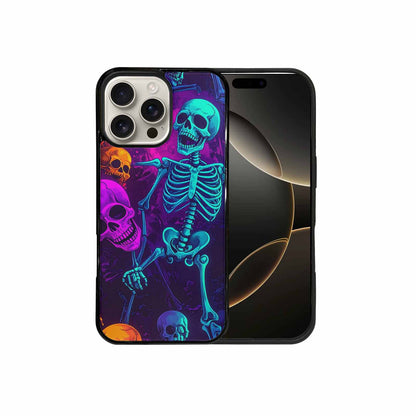 iPhone 16 Pro Max Case — Glowing Skeleton Pattern Hundreds Of Small, Unique Phone Case Design