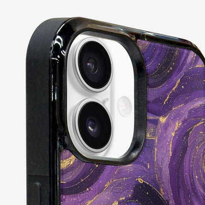 iPhone 16 Case — Swirling Brushstroke Starry Night Texture Blended, Custom Made Phone Cover