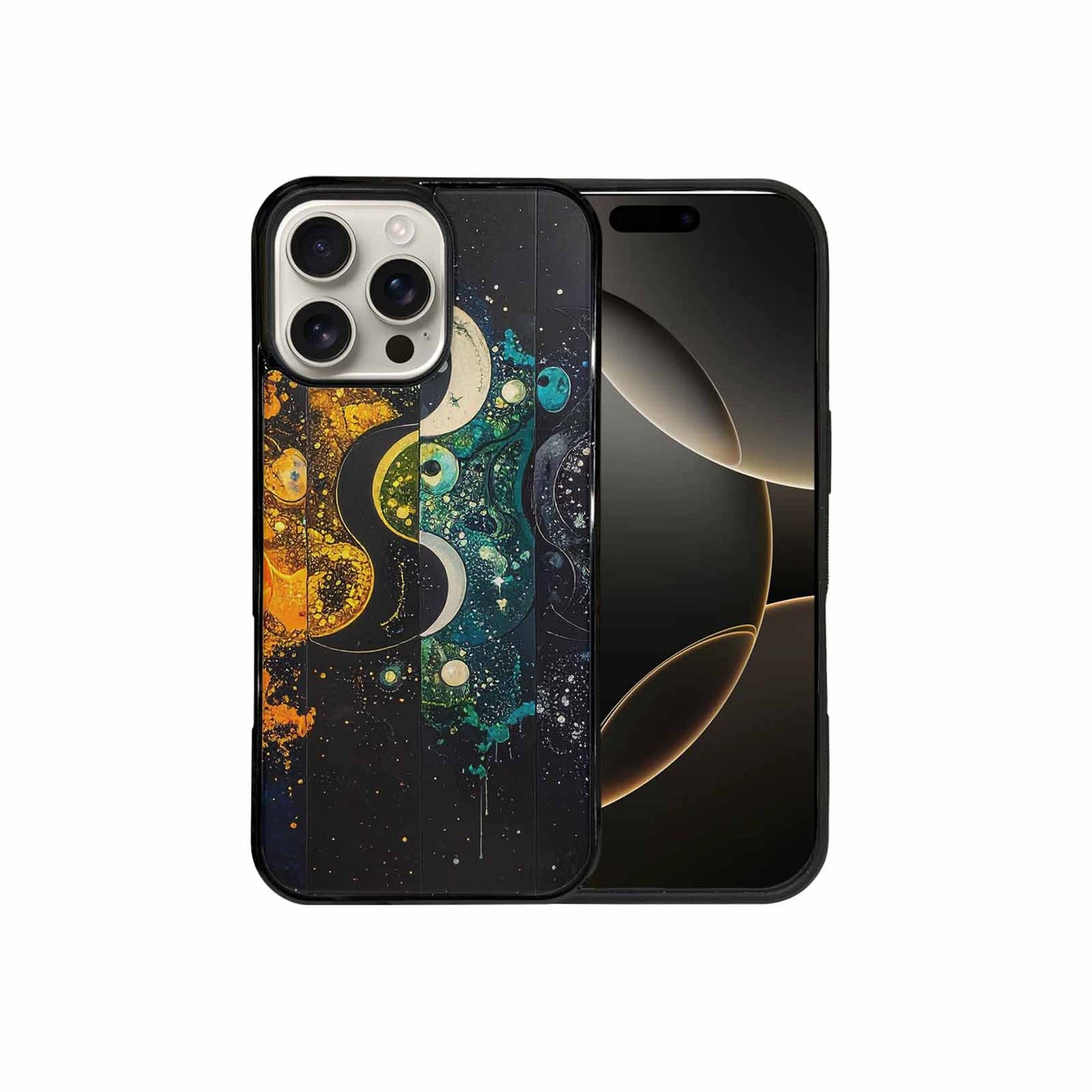 iPhone 16 Pro Max Case — Yin Yang Yin And Yang Symbol, Customized Protective Case