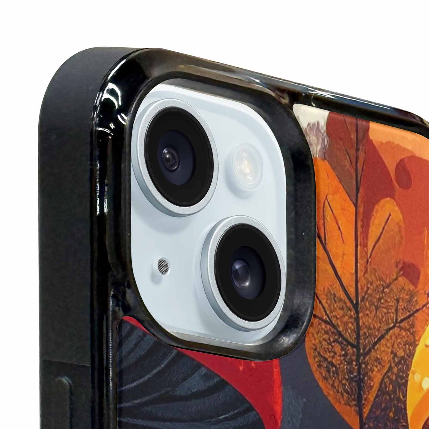 iPhone 15 Plus Case — Bold Autumn Mushroom Bold Autumn Mushroom, Unique Phone Case Design