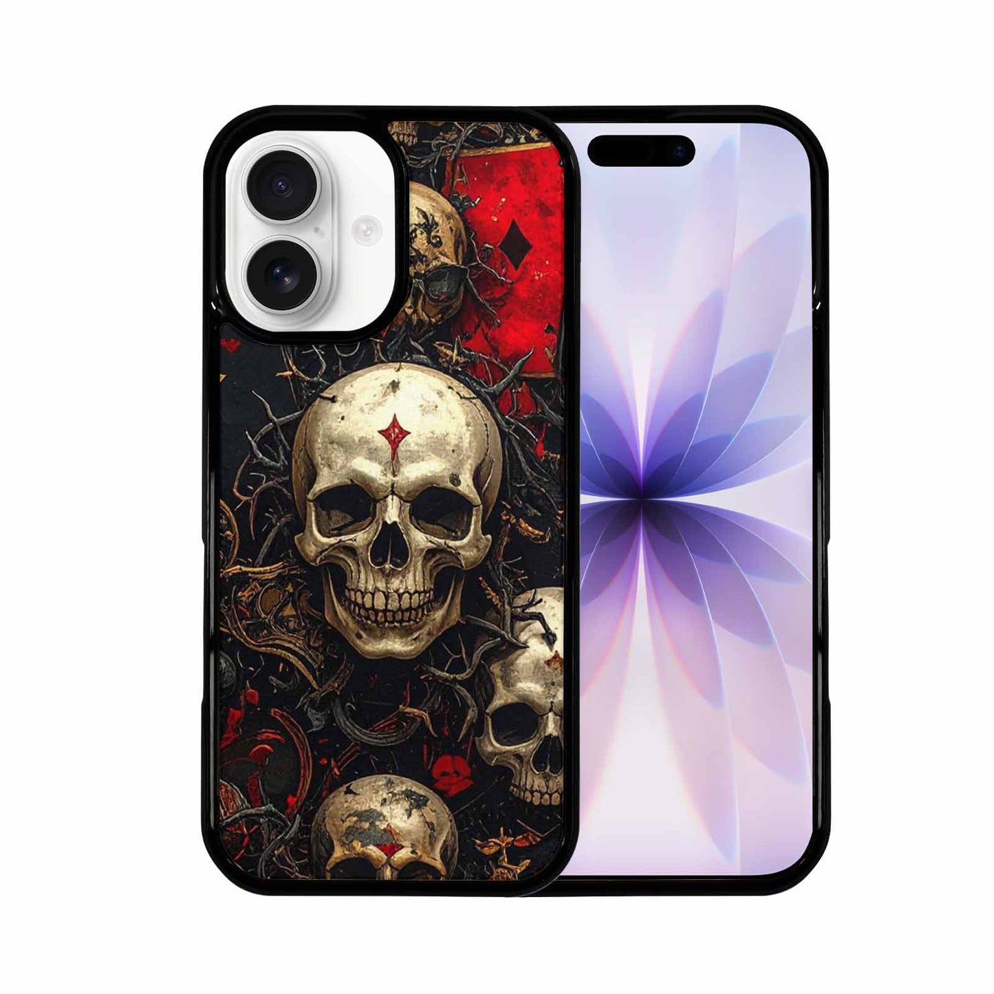 iPhone 17 Case — Skull Dark Art Gothic Print Gothic, Custom Art Phone Cover