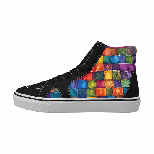 MEN'S Rainbow Pride Flag High Top Canvas Dreamcore Custom Shoes