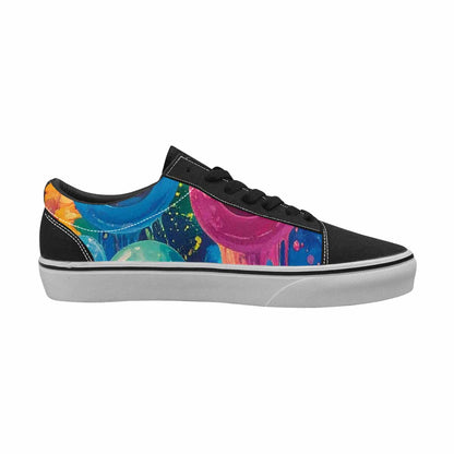 WOMEN'S Smiley Facessmiley Faces  Lace-Up Canvas Dreamlike Custom Shoes