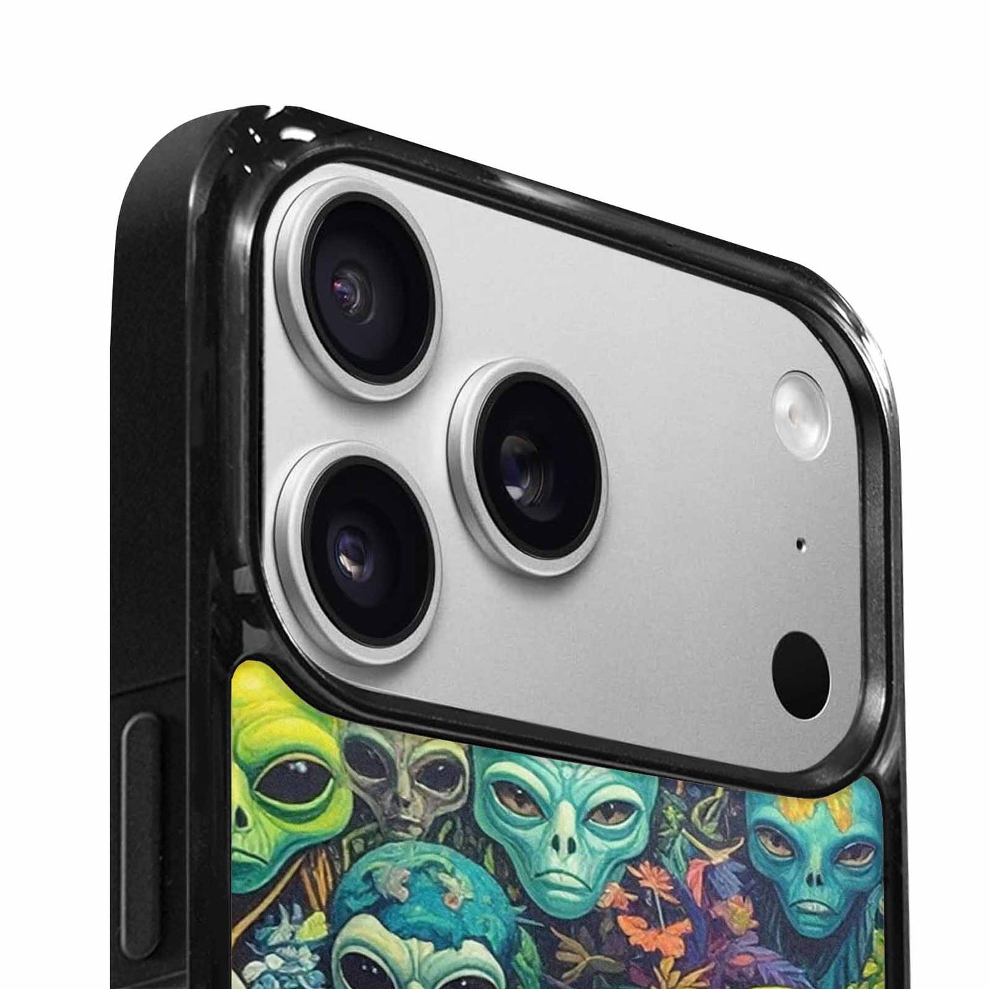 iPhone 17 Pro Max Case — Aliens Pattern Hundreds Of Alien Scifi, Customized Protective Case