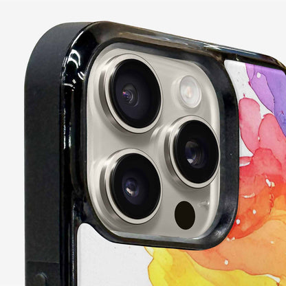 iPhone 16 Pro Case — Watercolor Splash Abstract Pattern Seamless Repeat, Unique Phone Case Design