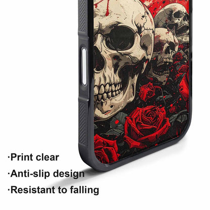 iPhone 17 Air Case — Skull Dark Art Gothic Print Gothic, Custom Designed Case Cover