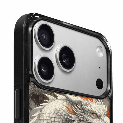 iPhone 17 Pro Case — Retro Dragons Flame Retro Vintage, Custom Art Phone Cover