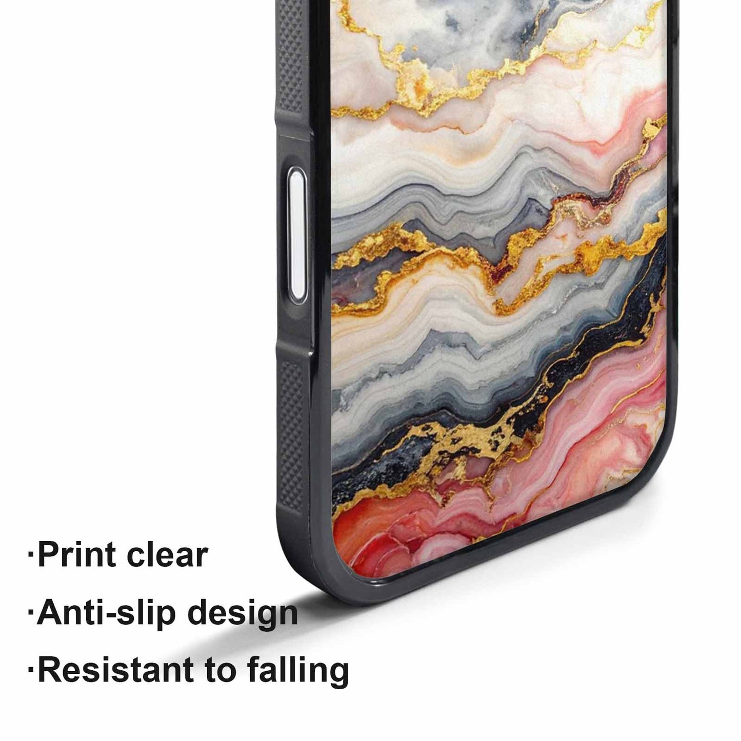 iPhone 17 Pro Case — Marble Vein Marble Veins Pattern Original, Custom Designed Case Cover