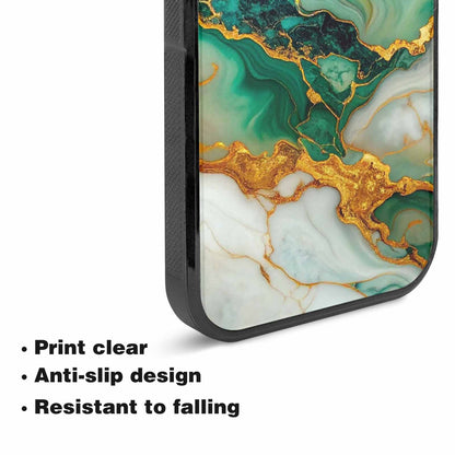 iPhone 15 Case — Marble Gold, Original Design Phone Case