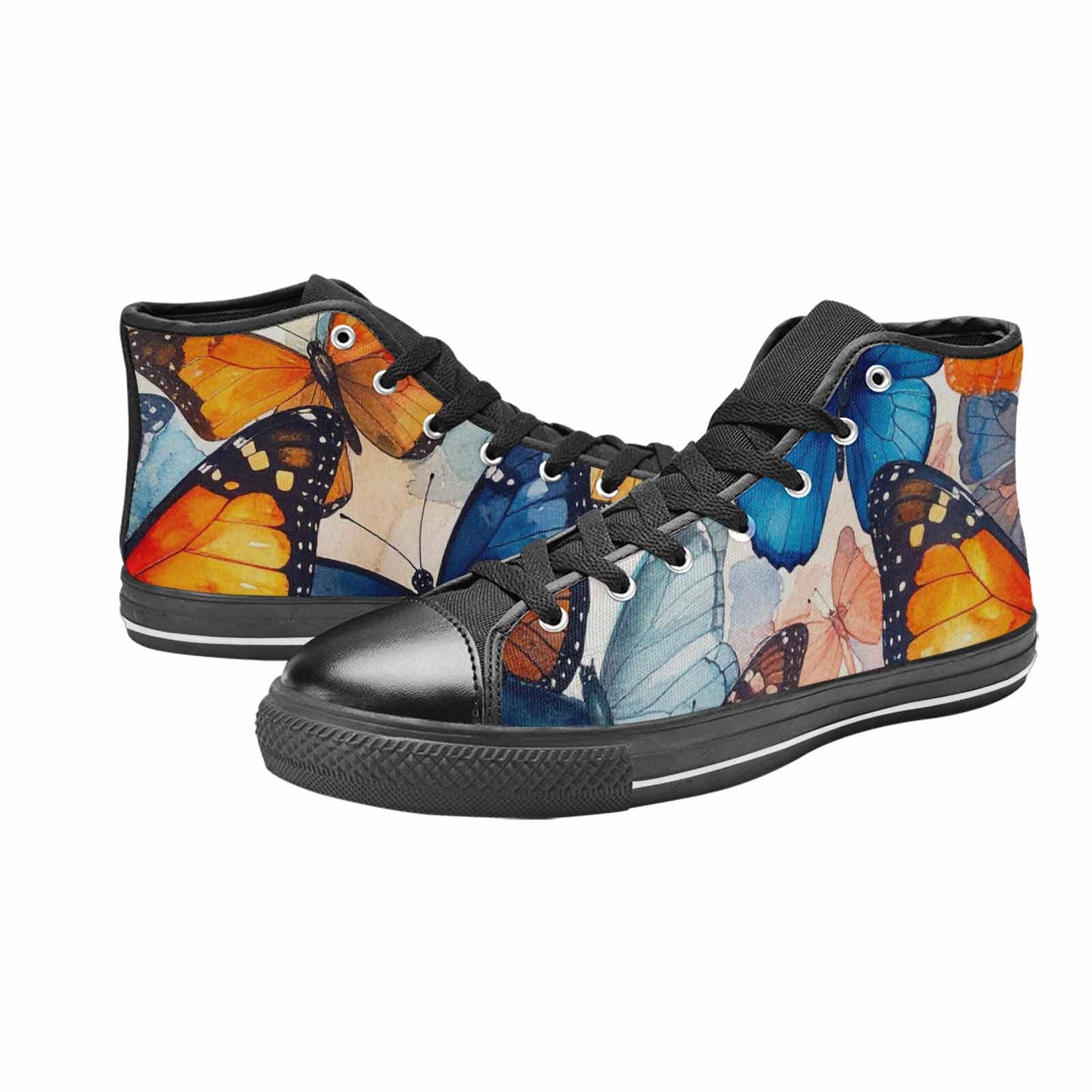 MEN'S Butterfly Wing High Top Canvas Aesthetic Shoes