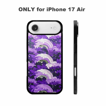 iPhone 17 Air Case — Vivid Camo Genderqueer Pride Camo, Unique Phone Case Design