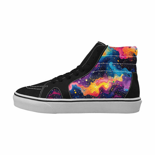 MEN'S Galaxy Art - High Top Canvas Aesthetic Custom Shoes