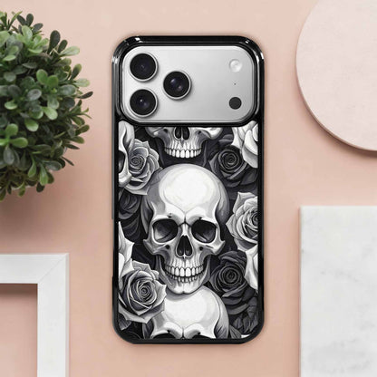 iPhone 17 Pro Max Case — Skull Dark Art Gothic Print Gothic, Custom Designed Case Cover