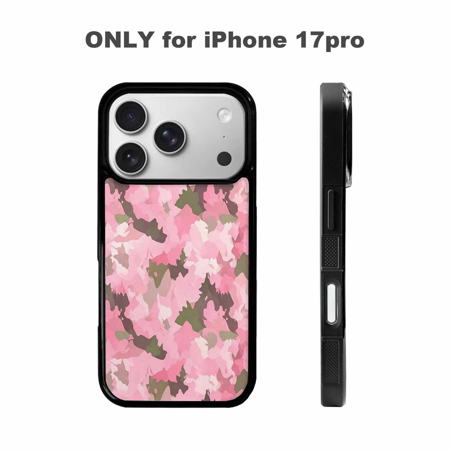 iPhone 17 Pro Case — Small Military Camouflage Blotch Pattern Camo, Custom Phone Case