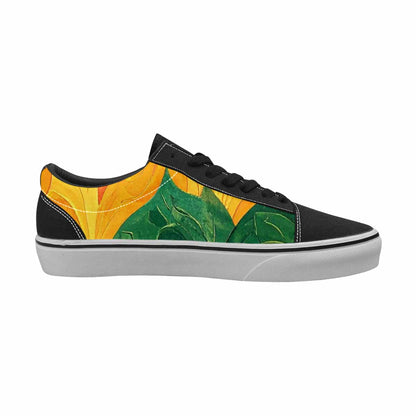 MEN'S Rainbow Pride Flag Canvas Lace-Up Cottagecore Shoes