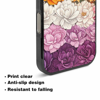 iPhone 16 Pro Case — Lesbian Flag Color Theme Small Rainbow, Custom Made Phone Cover