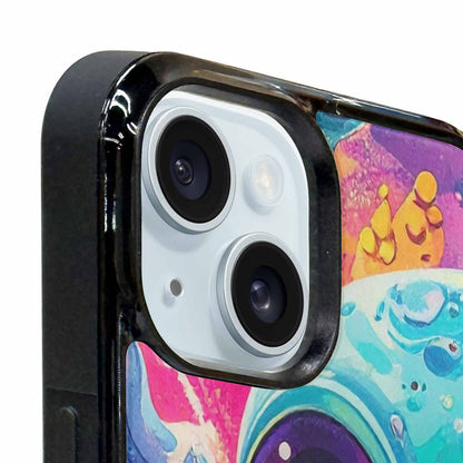 iPhone 15 Plus Case — Cartoon Alien Characters, Custom Print Case Cover