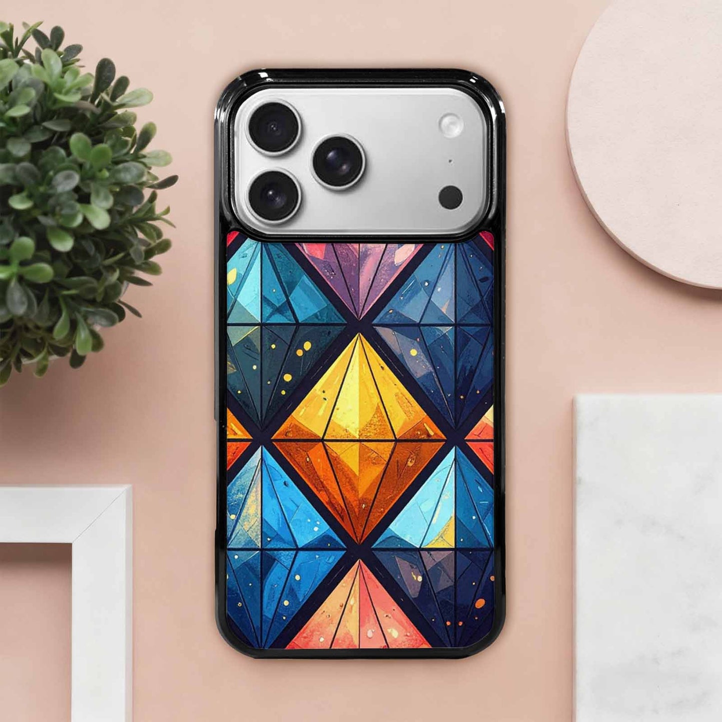 iPhone 17 Pro Max Case — Vintage Summer Diamond Retro Vintage, Custom Art Phone Cover