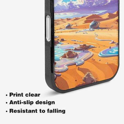 iPhone 16 Case — Surrealist Desert Dreamscape, Unique Phone Case Design