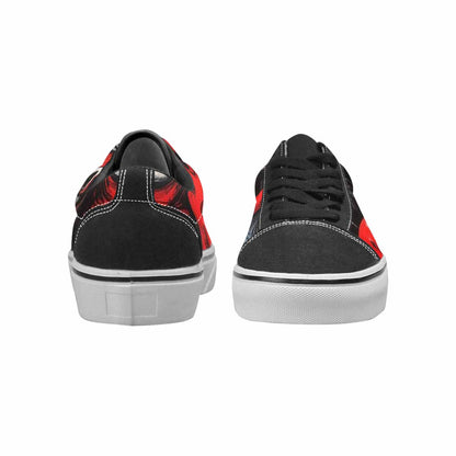 WOMEN'S Monsters (general) Lace-Up Canvas Kaleidoscope Sneakers