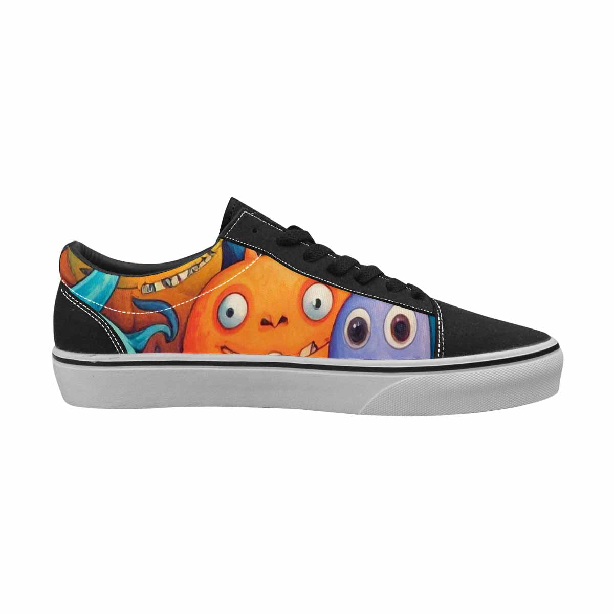 WOMEN'S Monsters (general) Lace-Up Canvas Aesthetic Custom Shoes