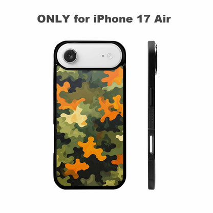 iPhone 17 Air Case — Small Military Camouflage Blotch Pattern Camo, Customized Protective Case