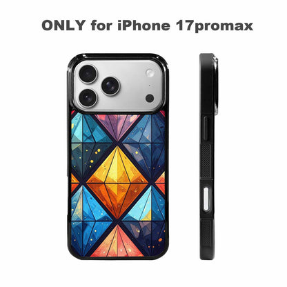 iPhone 17 Pro Max Case — Vintage Summer Diamond Retro Vintage, Custom Art Phone Cover