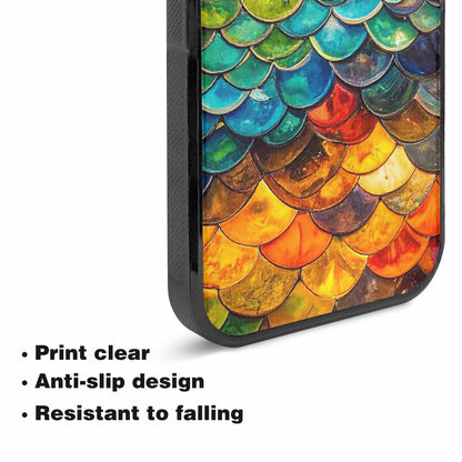 iPhone 15 Plus Case — Reptile Scale Full Color Vibrant Reptile, Custom Phone Case
