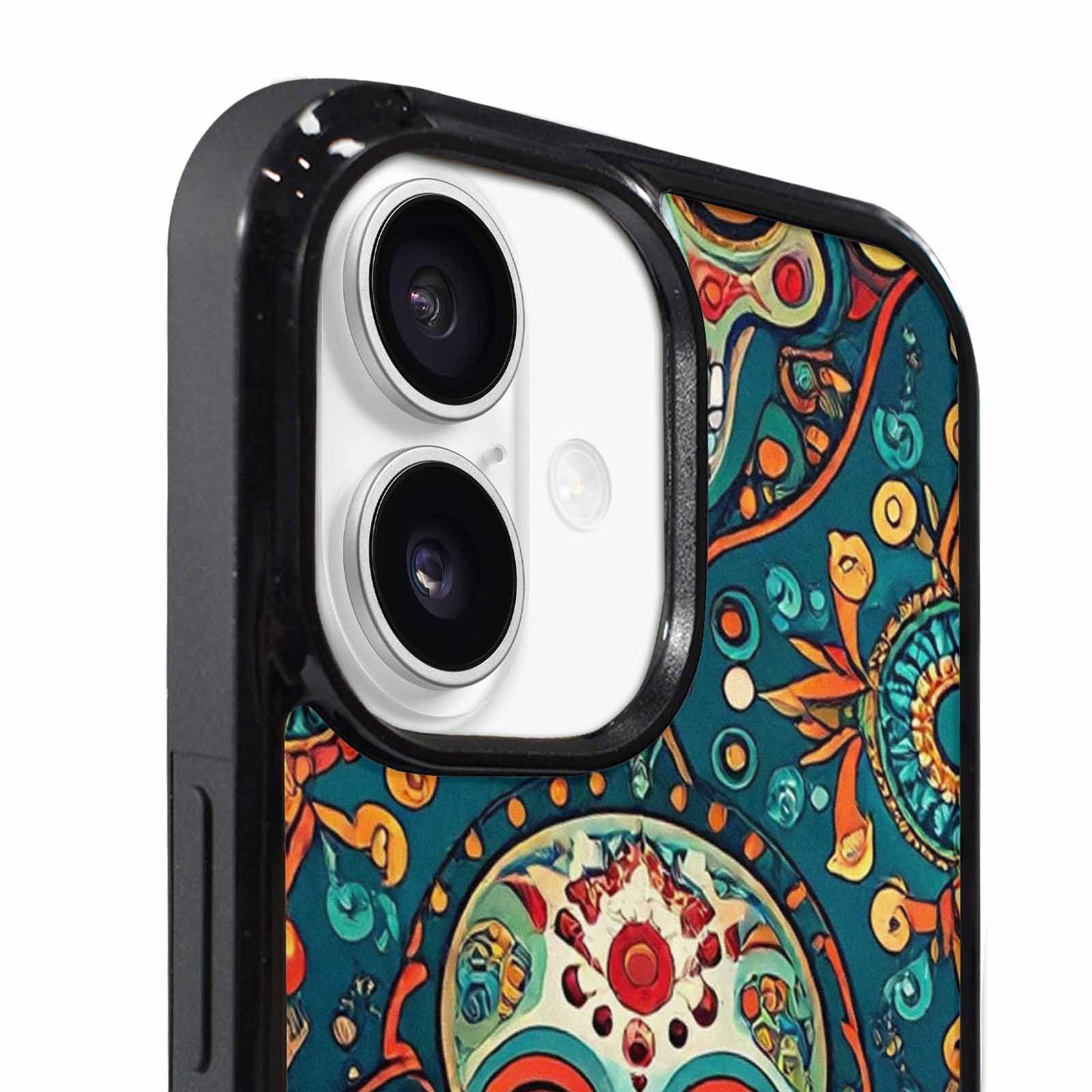 iPhone 17 Case — Sacred Geometry Skull Seamless Gothic Skulls, Custom Made Phone Cover