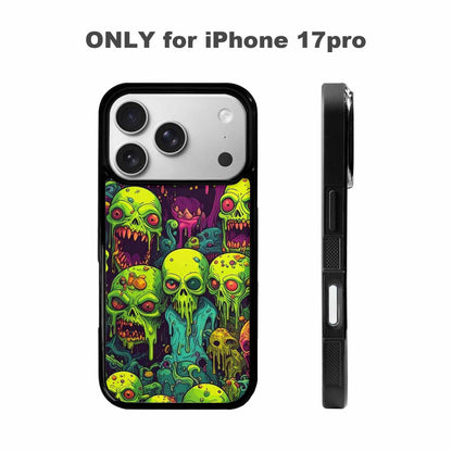 iPhone 17 Pro Case — Toxic Radioactive Creature Pattern Hundreds Original, Original Design Phone Case
