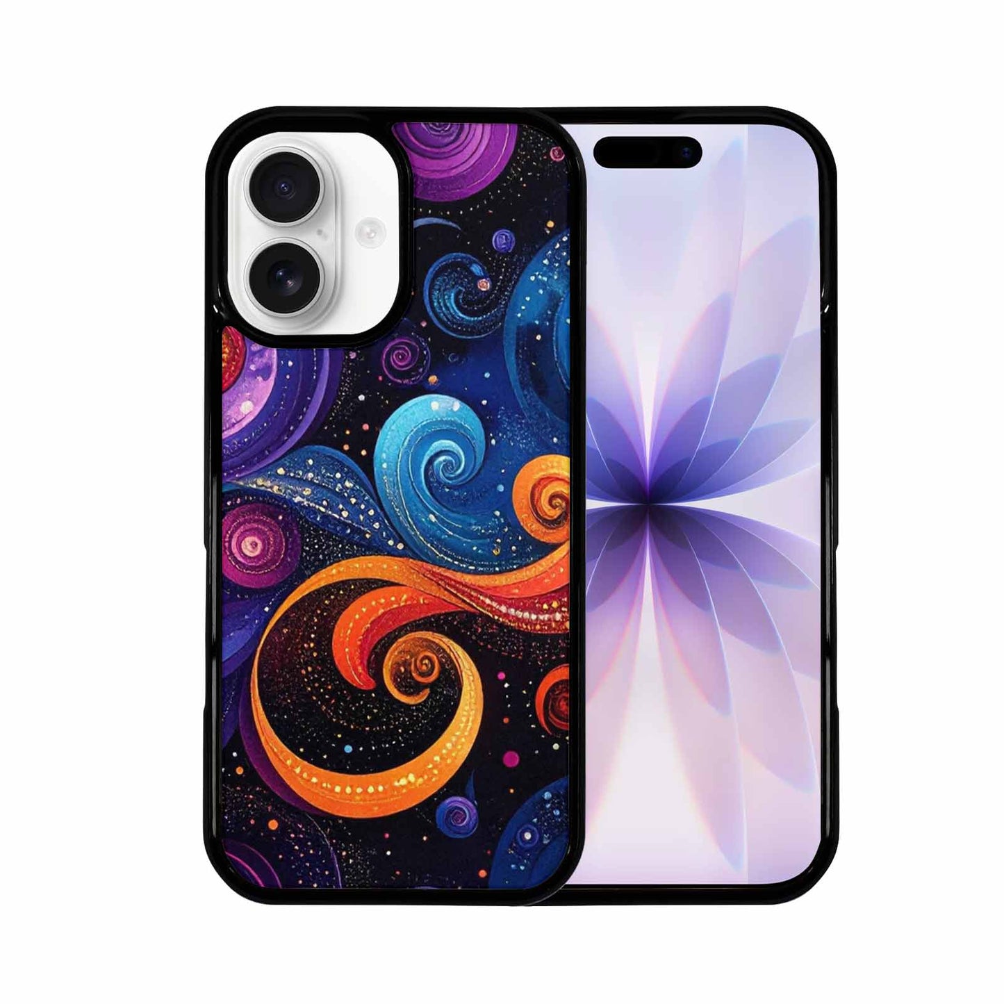 iPhone 17 Case — Rose Galaxy Art Seamless Galaxy Space, Customized Protective Case
