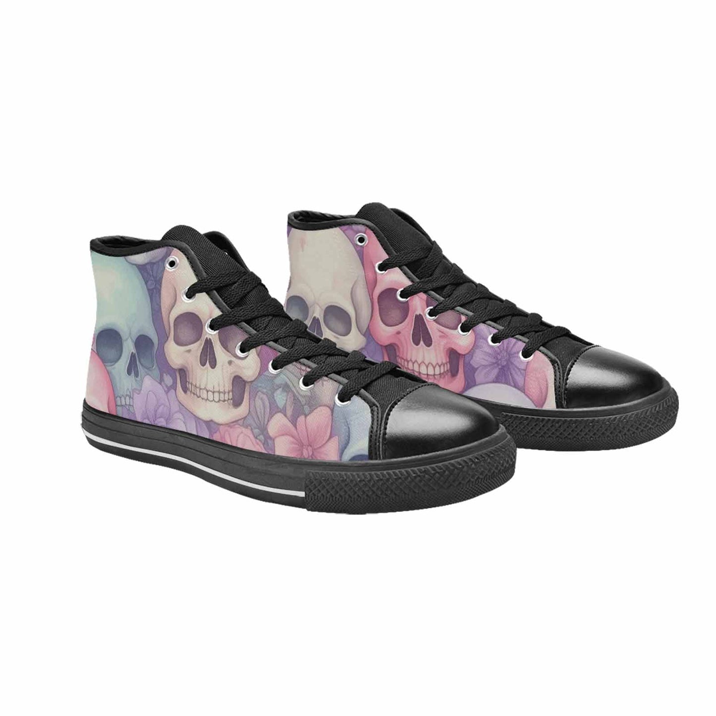 MEN'S Skulls - Pastel High Top Canvas Dreamcore Shoes