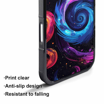 iPhone 17 Air Case — Rose Galaxy Art Seamless Pattern Galaxy, Custom Designed Case Cover
