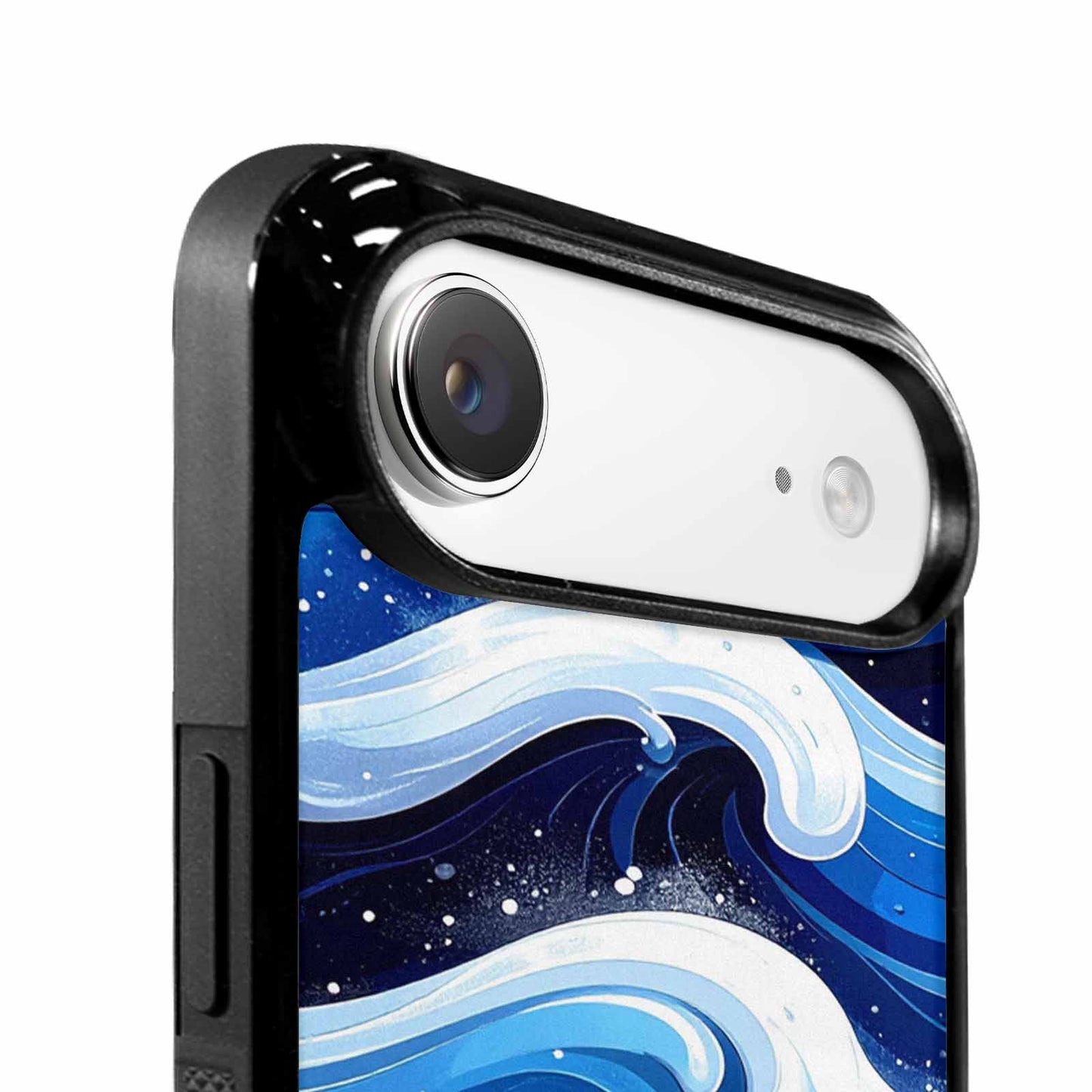 iPhone 17 Air Case — Glossy Winter Wave Seamless Cartoon Cute, Personalized Phone Case