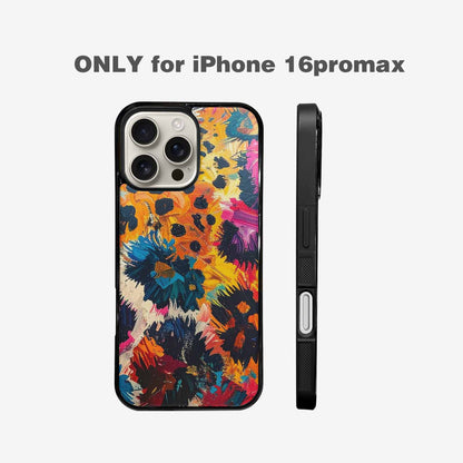 iPhone 16 Pro Max Case — Full Color Vibrant Animal Print Animal, Custom Phone Case