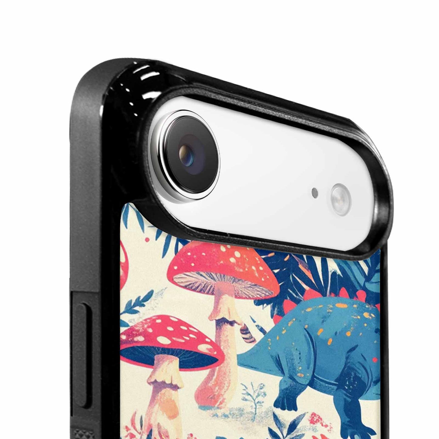 iPhone 17 Air Case — Vintage Dinosaurs Mushroom Retro Vintage, Custom Printed Phone Case