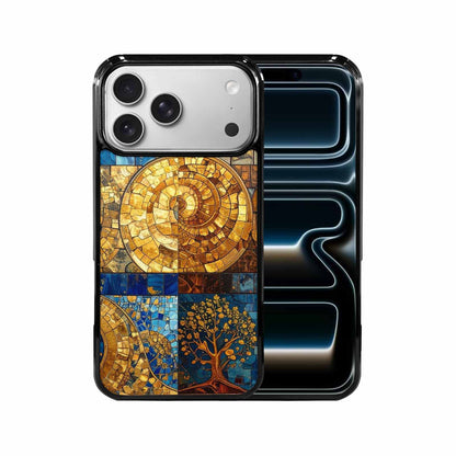 iPhone 17 Pro Max Case — Small Klimt Style Gold Original Art, Custom Phone Case