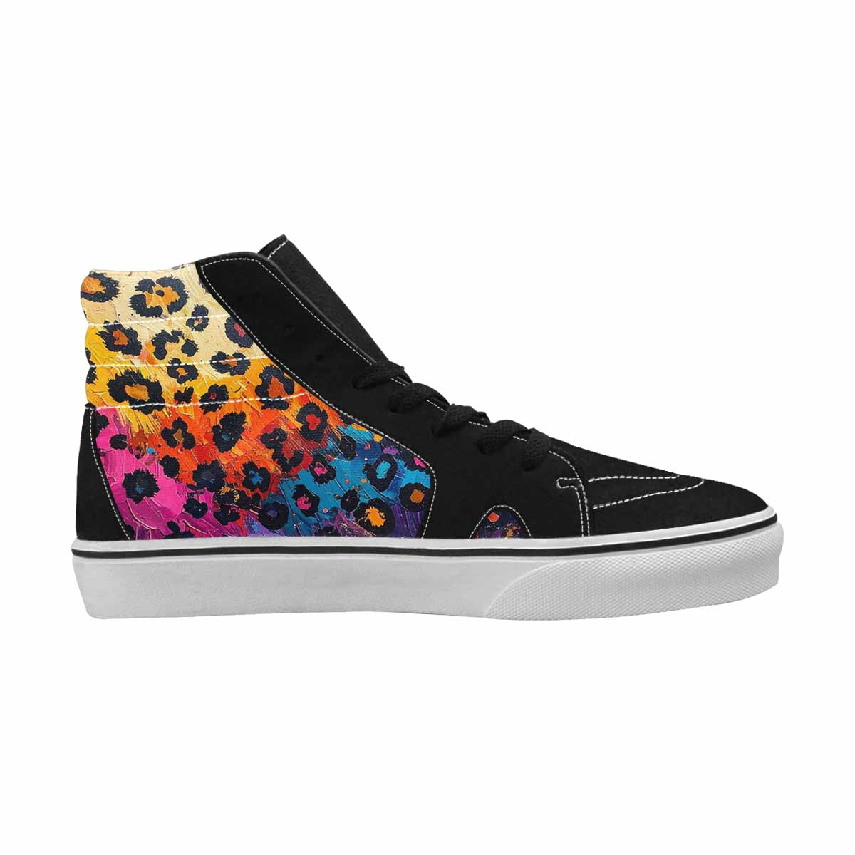 MEN'S Animal Print High Top Canvas Cottagecore Custom Sneakers