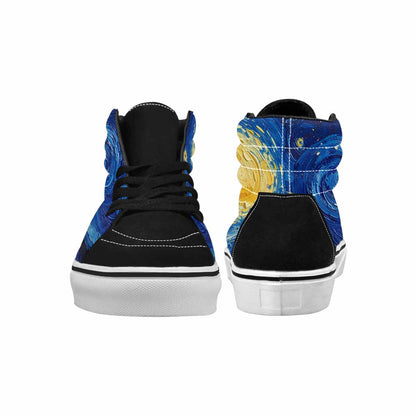 MEN'S Starry Night Galaxy High Top Canvas Aesthetic Sneakers