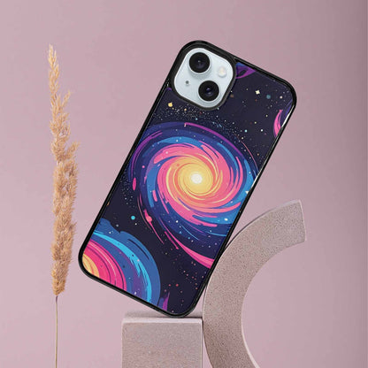 iPhone 15 Plus Case — Love Wins Galaxy Seamless Pattern Vibrant, Custom Designed Case Cover