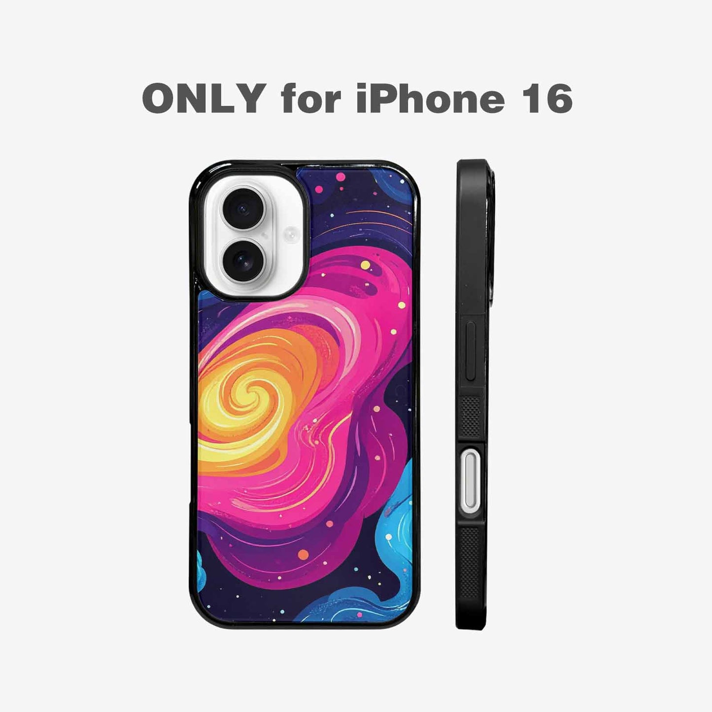 iPhone 16 Case — Love Wins Galaxy Seamless Pattern Vibrant, Original Design Phone Case