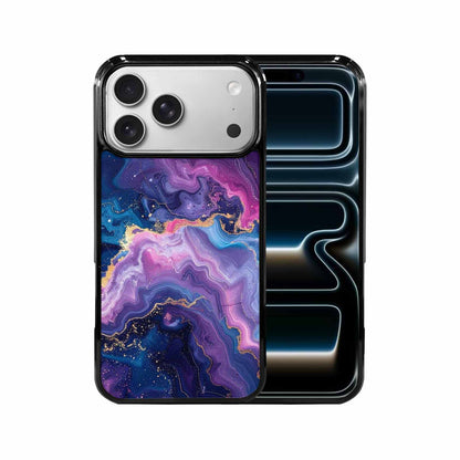iPhone 17 Pro Max Case — Marble Galaxy Art Seamless Galaxy Space, Custom Printed Phone Case