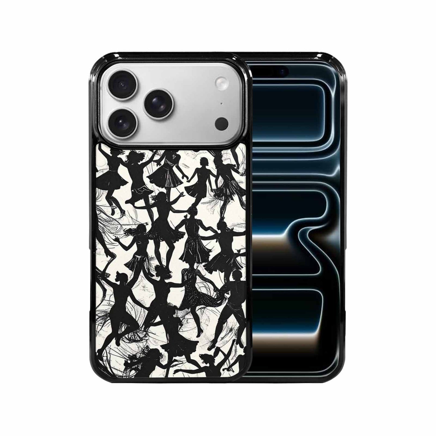iPhone 17 Pro Max Case — Bold Dancing Figure Line Original Art, Customized Protective Case