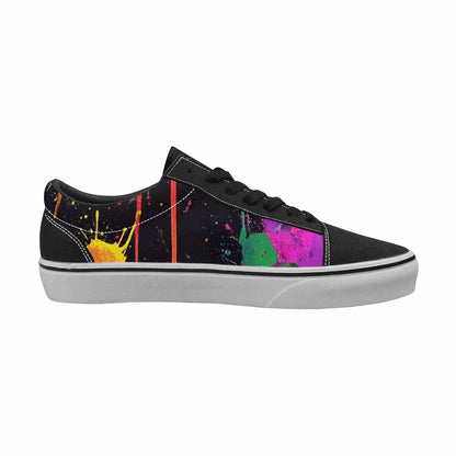 MEN'S Paint Splatter Canvas Lace-Up Y2K Shoes