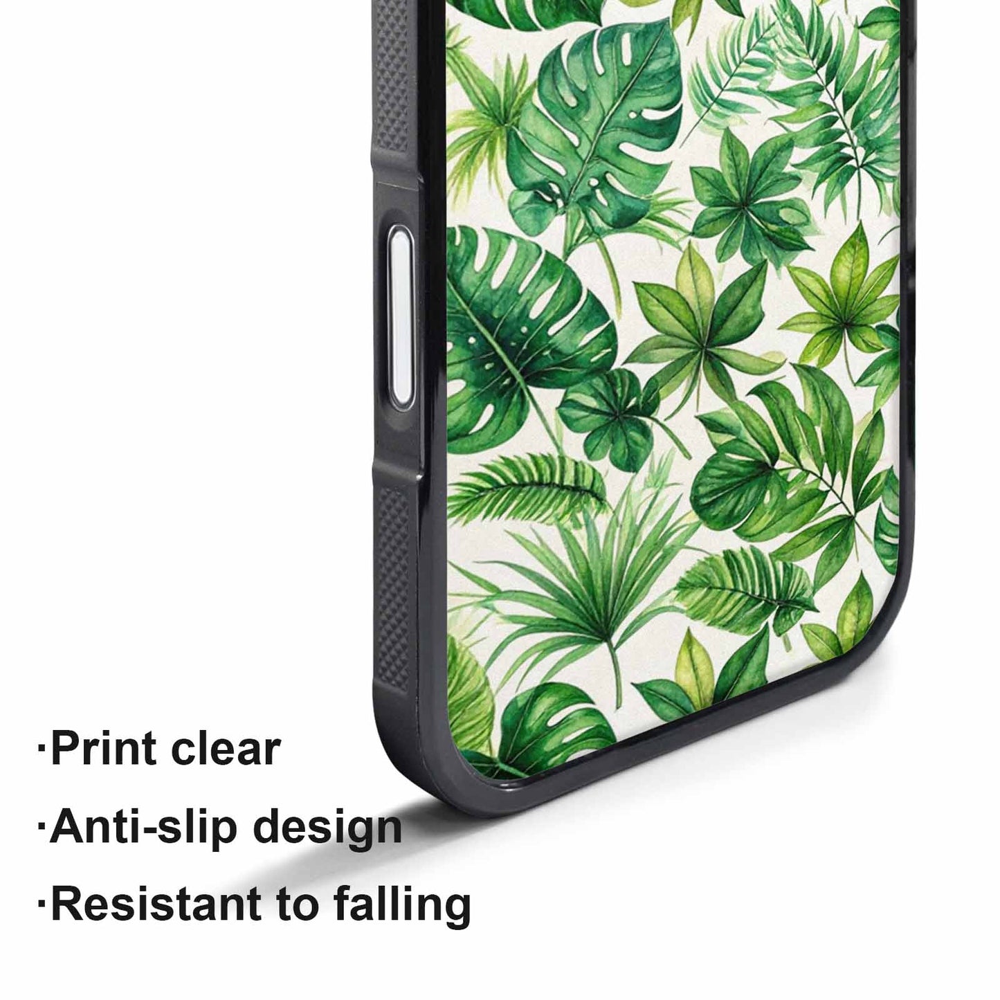 iPhone 17 Pro Case — Small Seven Point Palmate Leaf Floral, Unique Phone Case Design