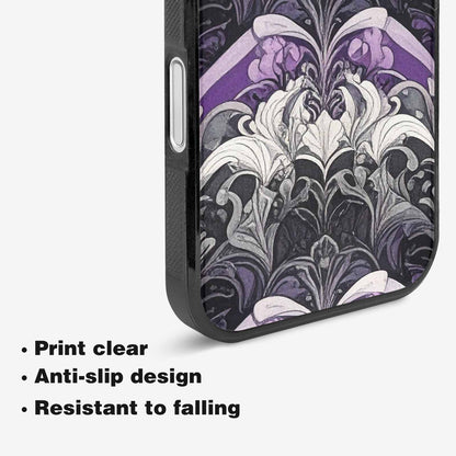 iPhone 16 Case — Asexual Flag Color Theme Small Rainbow, Unique Phone Case Design