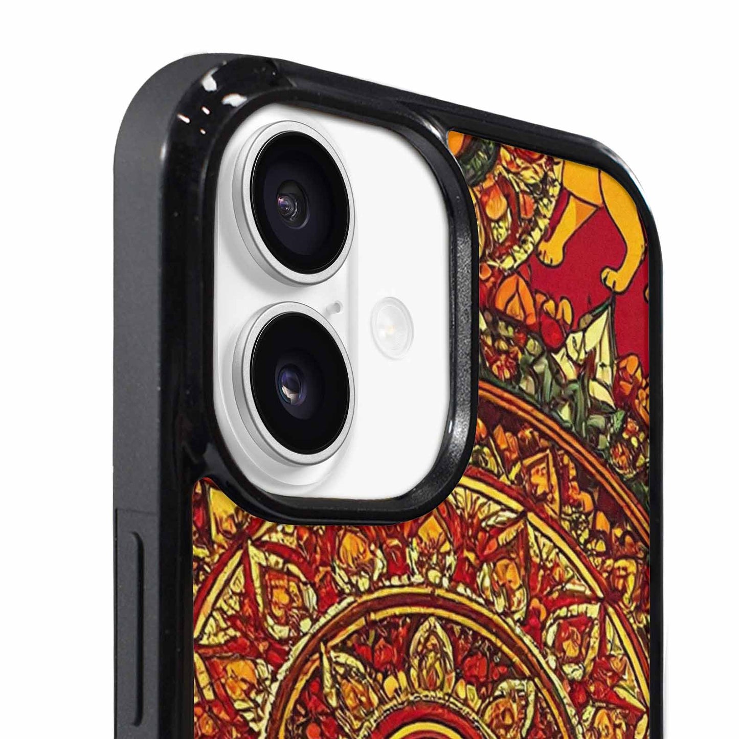 iPhone 17 Case — Mandala Lions Original Art, Custom Print Case Cover