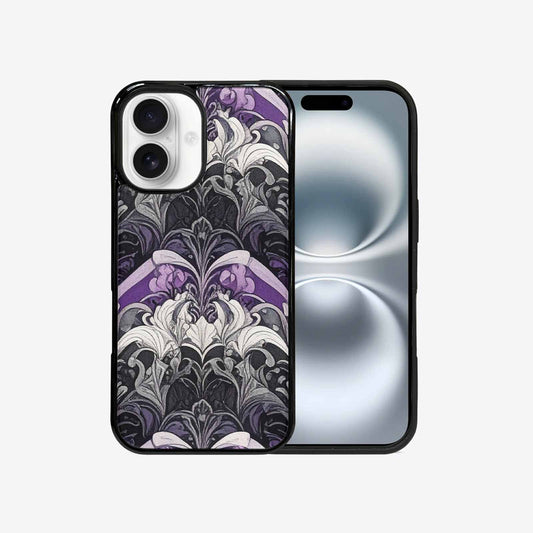 iPhone 16 Case — Asexual Flag Color Theme Rainbow, Unique Phone Case Design